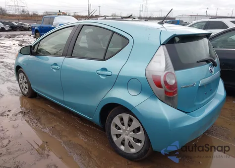 2014 Toyota Prius C One from USA, damaged, VIN JTDKDTB3XE1077580